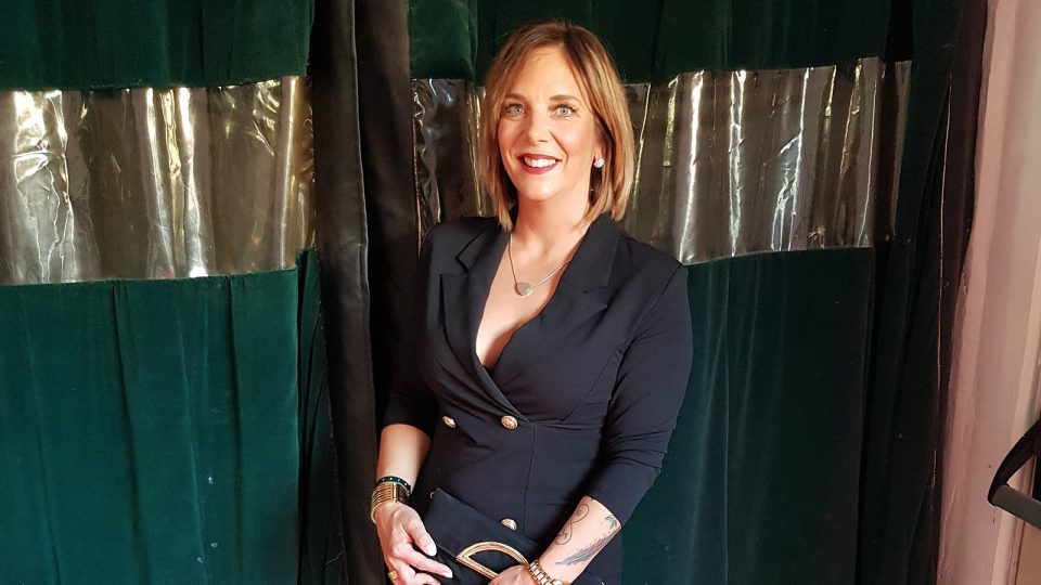 Daniela Büchner beim Megapark-Opening