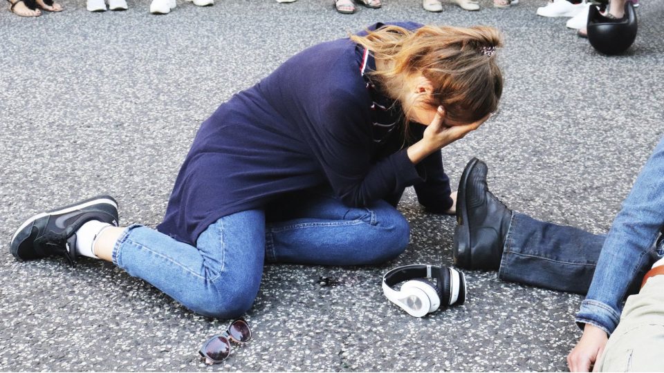 Peggy hat bei BTN einen Unfall